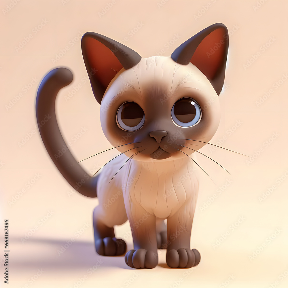 there is a cat that is standing up with big eyes Generative AI there is a cat that is standing up with big eyes Generative AI