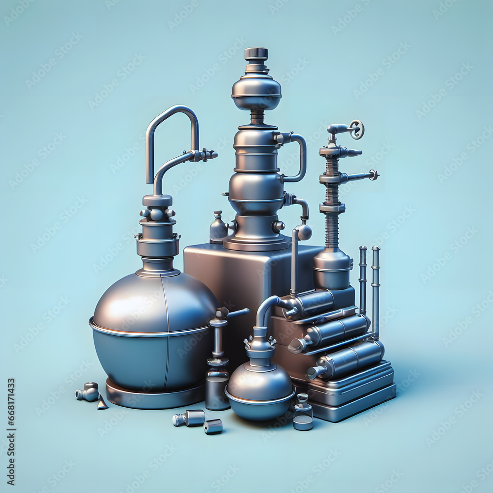 a close up of a metal object with a lot of pipes Generative AI a close up of a metal object with a lot of pipes Generative AI