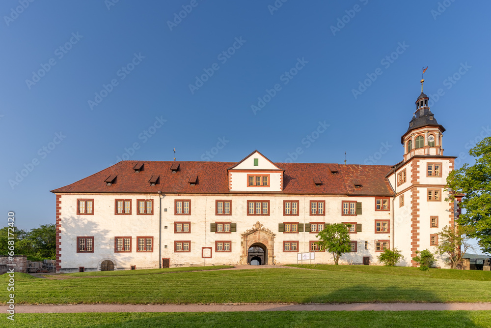 Schloss Wilhelmsburg in Schmalkalden/Thüringen im Sommer, Renaissance, Renaissanceschloss