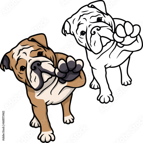 Bulldog clipart