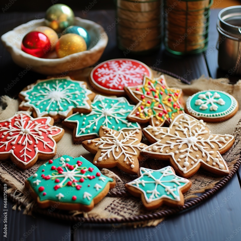 gingerbread cookies on a plate gingerbread cookies on a plate