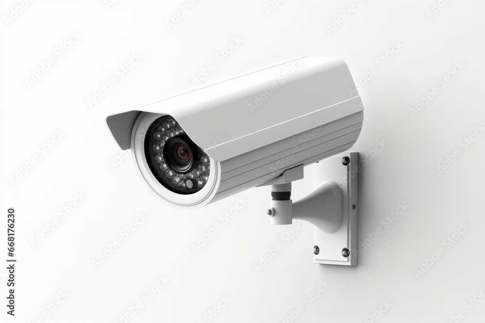 security camera isolated on white security camera isolated on white
