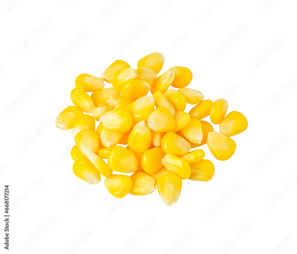 Fototapeta premium Sweet whole kernel corn transparent png