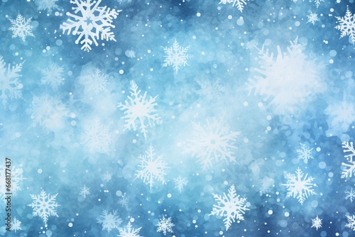 Frosting snow background winter time card poster