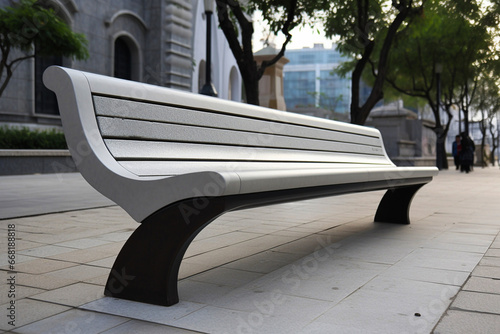 Bench street furniture photo