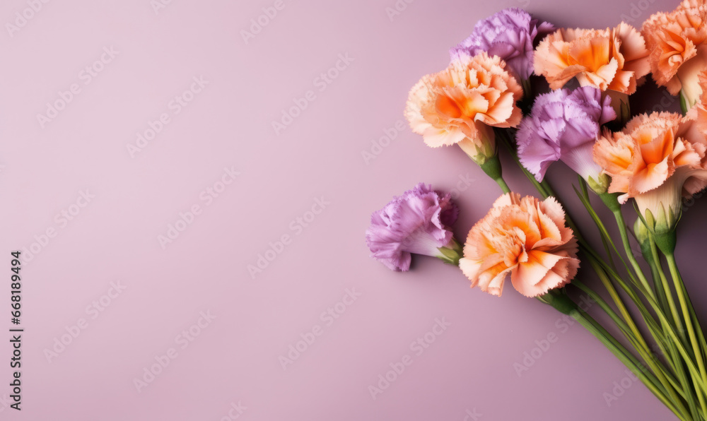 Delicate carnations, exuding elegance and tranquility. Delicate carnations, exuding elegance and tranquility.