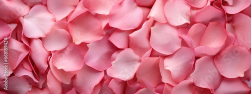 Delicate macro shot of a pink rose petals surface.