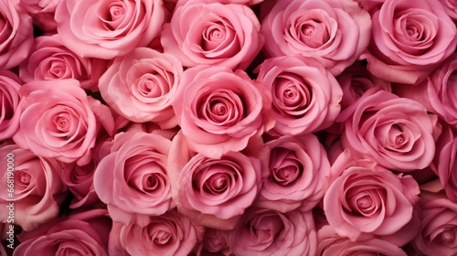 Pink roses bouquet HD 8K wallpaper 