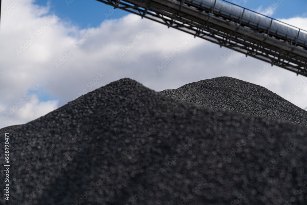 belt conveyors - aggregate transport - production