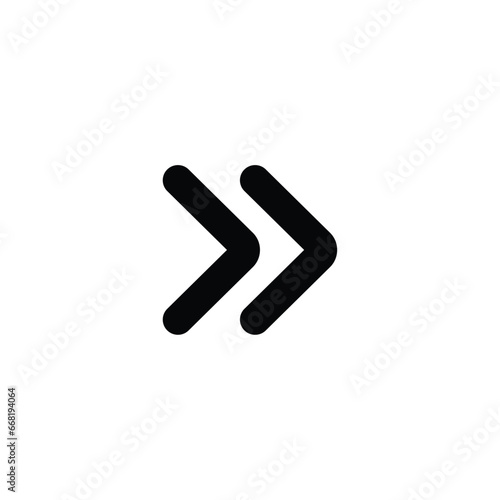 two black arrow icon transparant backgorund flat design arrow right direction symbol