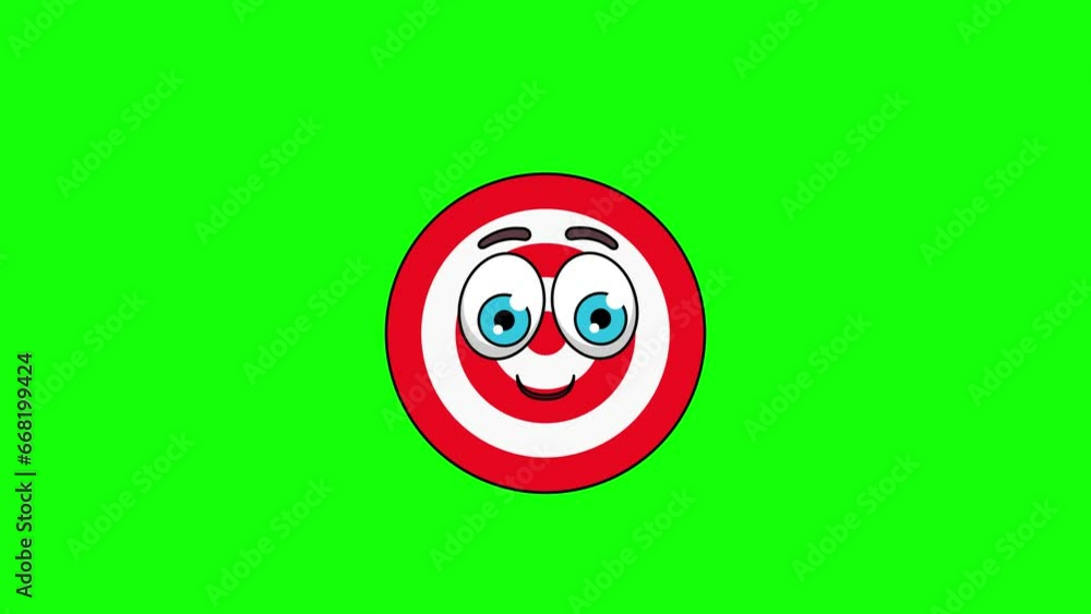 target board cartoon with smiling face with heart eyes, emoji emoticon animation
target board cartoon with smiling face with heart eyes, emoji emoticon animation