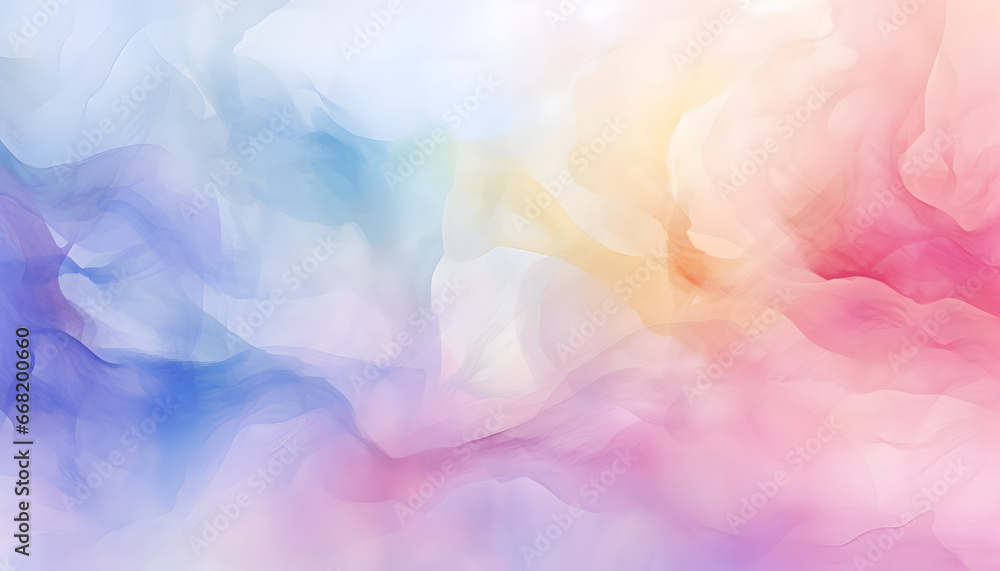 Pastel abstract watercolor background. Liquify pastel backdrop. Digital paper art.  - obrazy, fototapety, plakaty 
