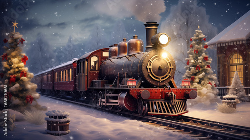 Christmas Steam Train