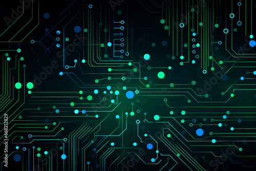 Circuit board electronic chips or electrical line engineering technology concept background