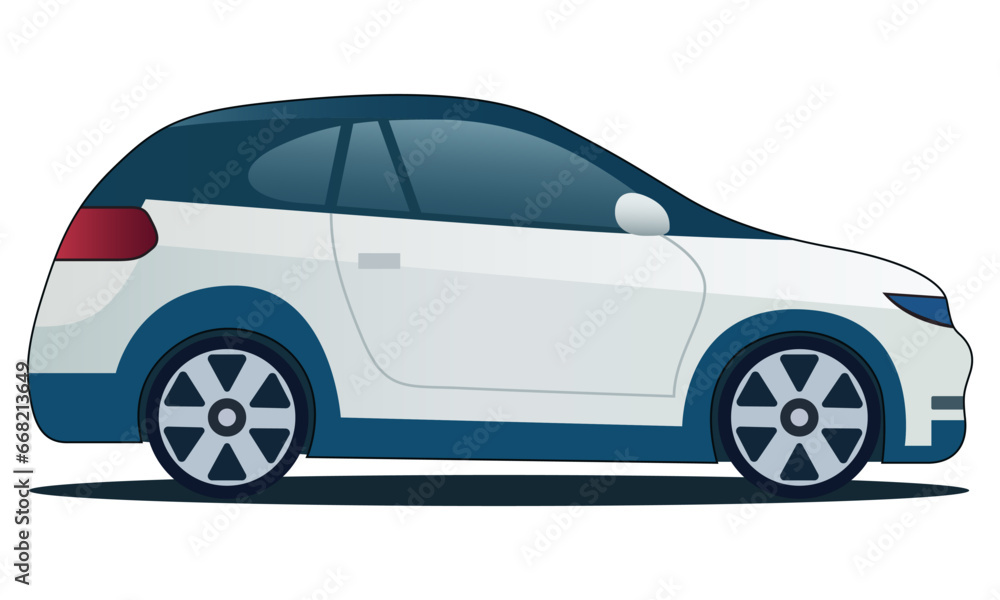 Car isolated on the background. Ready to apply to your design. Vector illustration. Car isolated on the background. Ready to apply to your design. Vector illustration.