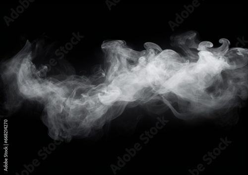 Abstract smoke on black dark background. Smoky background.