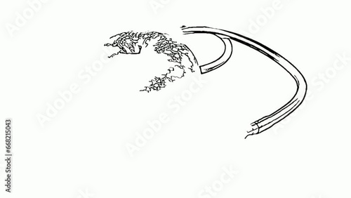 the whiteboard animation video of apple