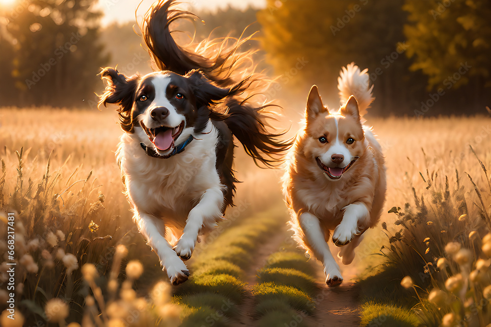 border collie dog border collie dog