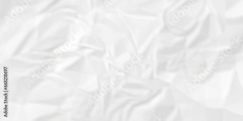 	
Crumpled paper texture and White crumpled paper texture crush paper so that it becomes creased and wrinkled. Old white crumpled paper sheet background texture.	
