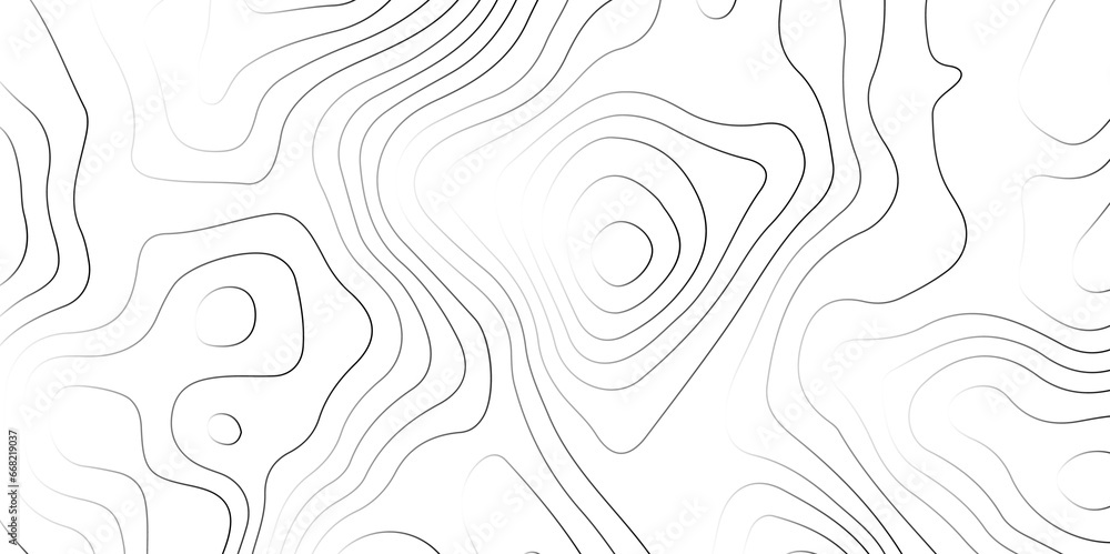 Abstract wavy topographic map. Abstract wavy and curved lines background. Abstract geometric topographic contour map background. Abstract wavy topographic map. Abstract wavy and curved lines background. Abstract geometric topographic contour map background.