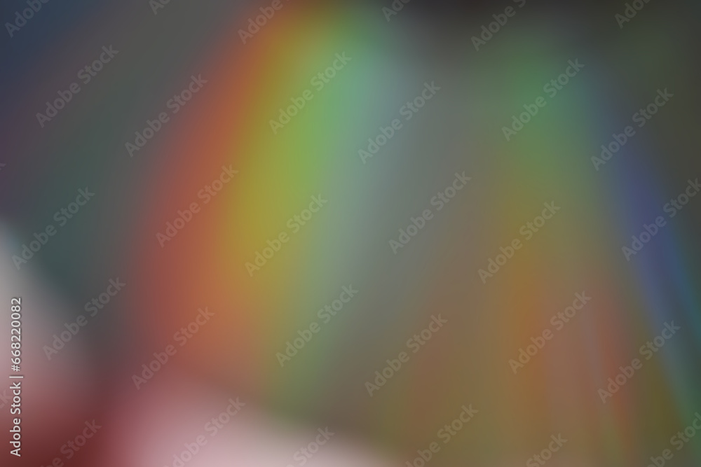 Lens flare, light leaks effects. Rainbow streaks and glare background. Flare photo overlay with hologram texture. Abstract blurry gradient. Light leak camera rainbow streak effect. 