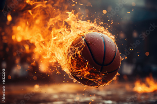 An exciting basketball game © nnattalli