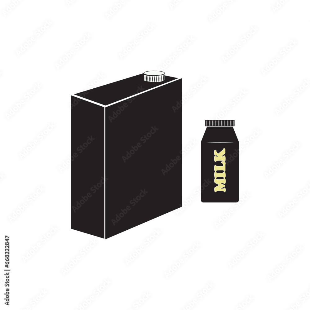 MILK BOX ICON MILK BOX ICON