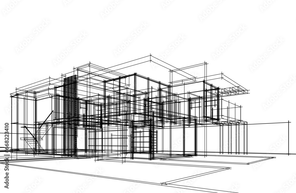 sketch of building sketch of building