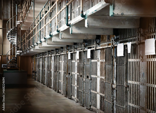 Sunrise Alley in Alcatraz Prison 
