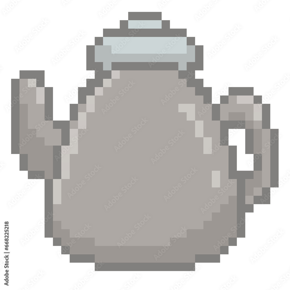 The kettle cartoon pixel The kettle cartoon pixel