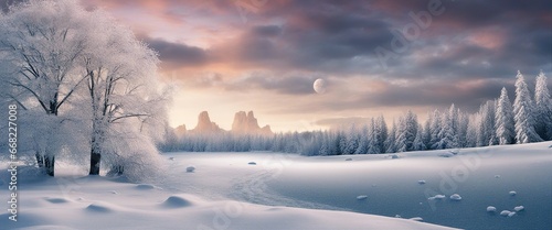 winter landscape in the mountains © Crimz0n