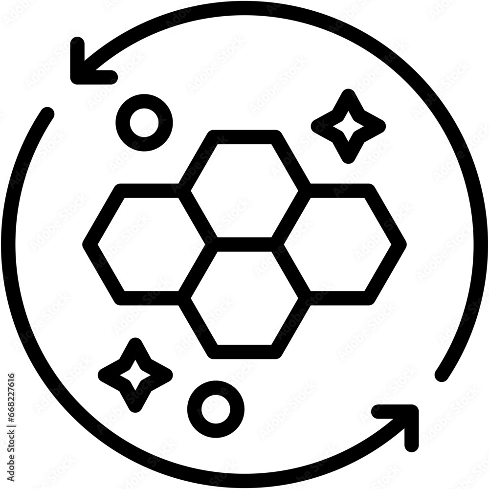Vector Icon Skin Regeneration, Skin, Care, Dermatology, Epidermis, Beauty Vector Icon Skin Regeneration, Skin, Care, Dermatology, Epidermis, Beauty