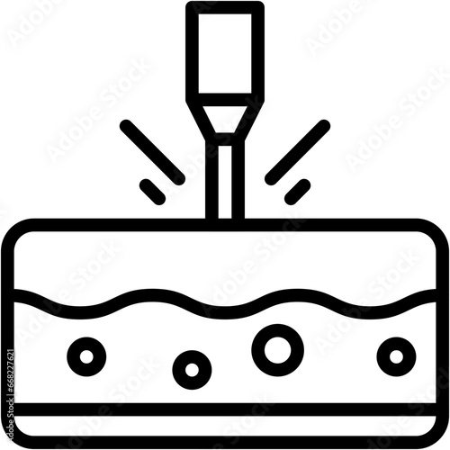 Vector Icon Laser, Treatment, Dermatology, Beauty, Epidermis, Skincare