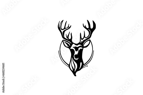 deer animal design illustration