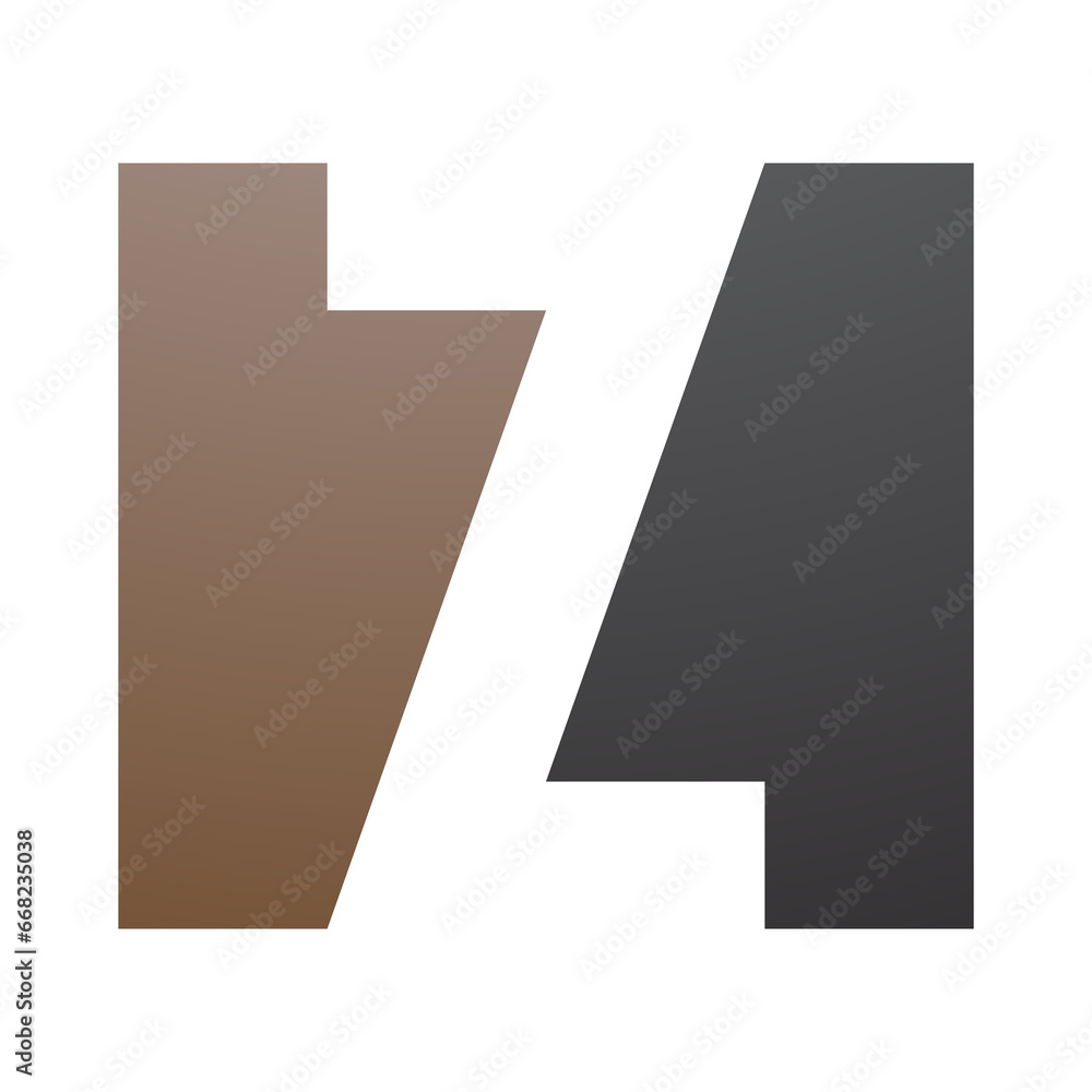 Brown and Black Rectangle Shaped Letter Z Icon Brown and Black Rectangle Shaped Letter Z Icon