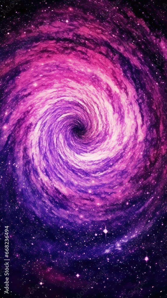A view from space to a spiral galaxy and stars. Universe filled with stars, nebula and galaxy Generative AI A view from space to a spiral galaxy and stars. Universe filled with stars, nebula and galaxy Generative AI