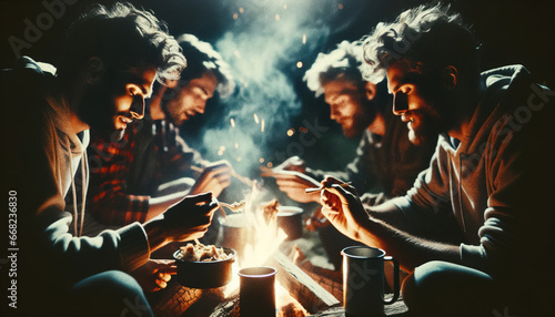 Campfire Conversations Among Friends