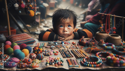 Hopeful Eyes: Child's Handmade Craft Stall