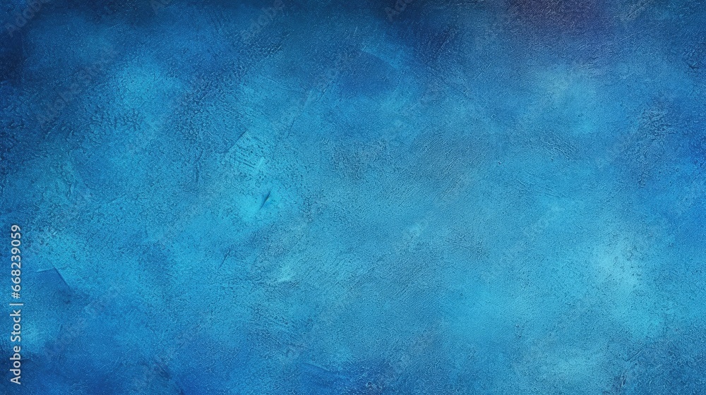 A blank dark blue chalkboard style texture background. A.I. generated.