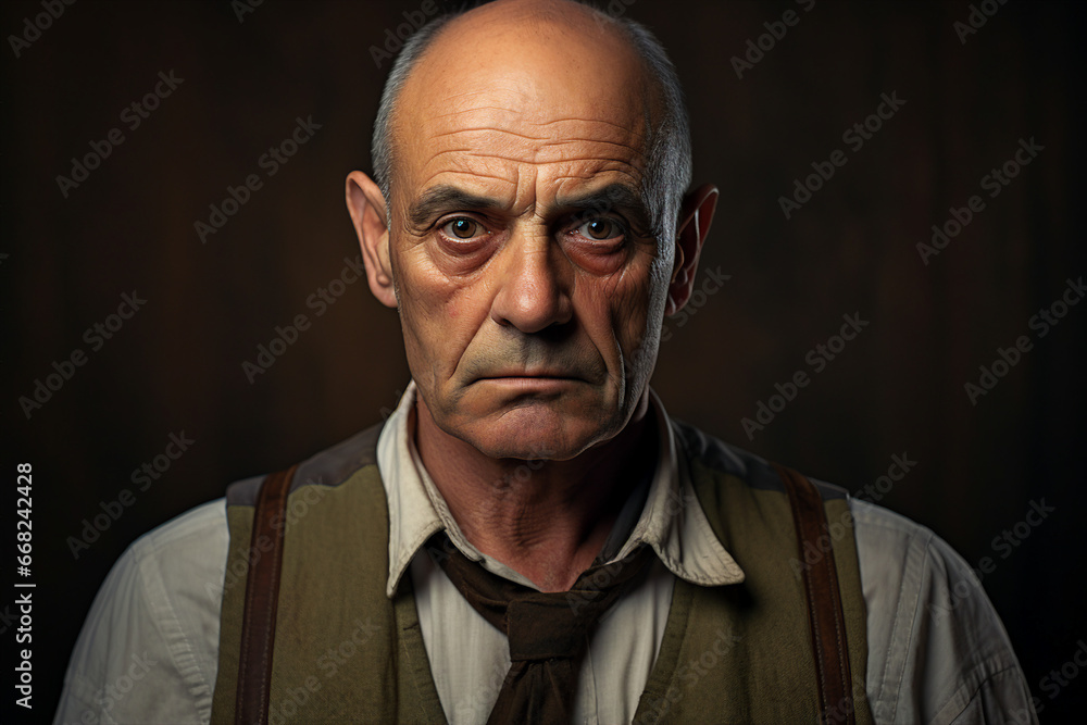 Image of a handsome successful man created with generative ai technology isolated on dark grey background Image of a handsome successful man created with generative ai technology isolated on dark grey background