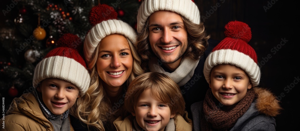 Christmas family portrait Christmas family portrait