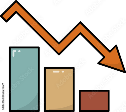 Graph chart icon