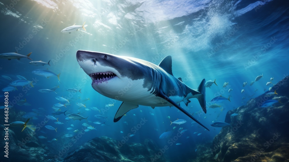 Fototapeta premium Shark Encounter