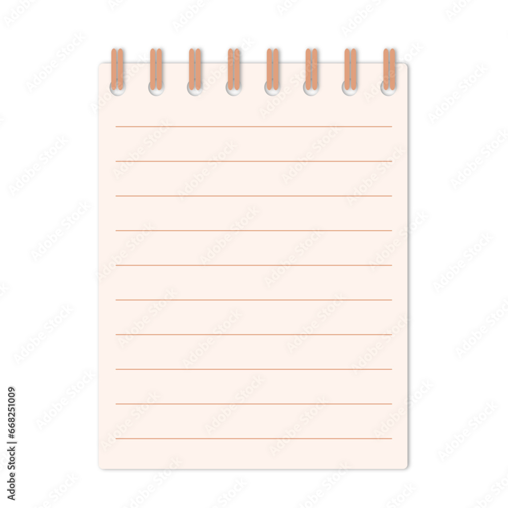 blank notepad isolated on transparent background blank notepad isolated on transparent background