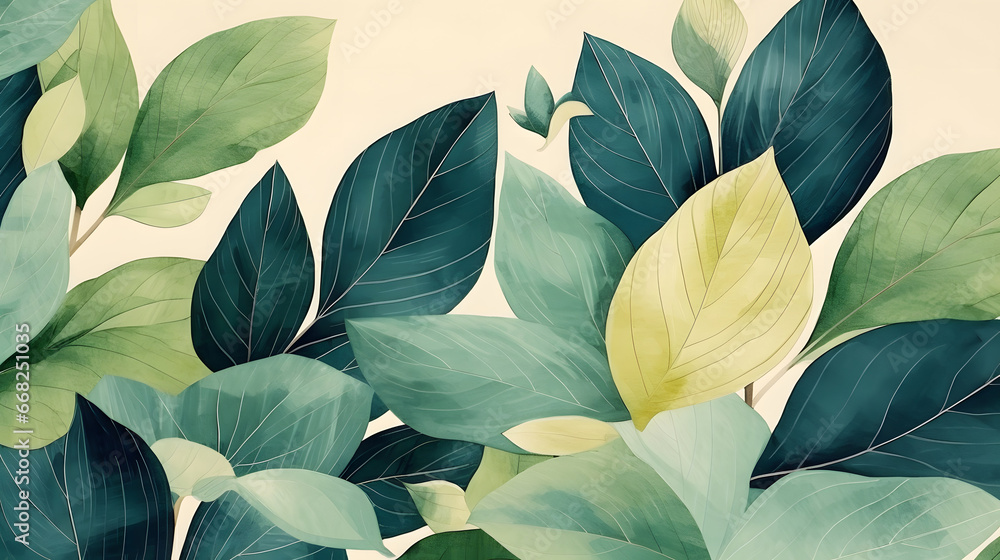 Green plant and leafs pattern. abstract floral background , hand drawn natural illustration. Simple organic plants design. Botany vintage graphic art. Green plant and leafs pattern. abstract floral background , hand drawn natural illustration. Simple organic plants design. Botany vintage graphic art.