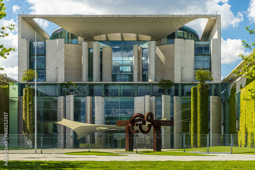 The Federal Chancellery in Berlin, Germany