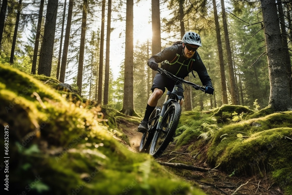 Sport adventure forest nature outdoors people Sport adventure forest nature outdoors people