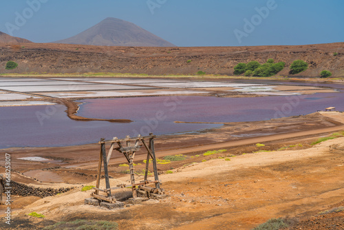 Wallpaper Mural Landscape at the Salinas de Pedra de Lume, old salt lakes on Sal Island Torontodigital.ca