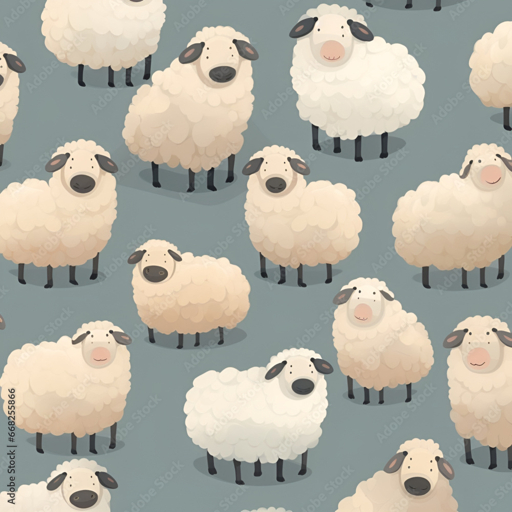 sheep pattern sheep pattern