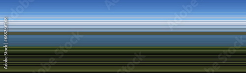 Abstrakte Landschaft aus waagrechten Linien (Hintergrund)